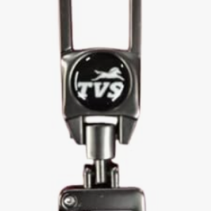 TVS Metallic Keychain and Keyring, Compatible with TVS Jupiter, NTorq, Jupiter 125, iQube, TVS X, Apache, Ronin, Raider