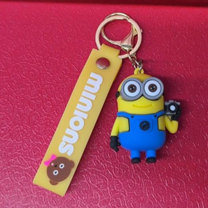 Premium Key c Of Famous Anime Key Rubber Silicone Action Character Key rings