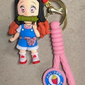 Premium Key c Of Famous Anime Key Rubber Silicone Action Character Key rings