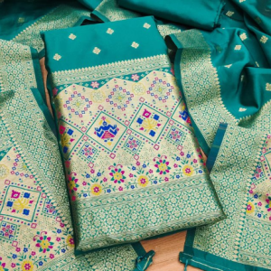 Banarasi silk Unstitched Suit Material