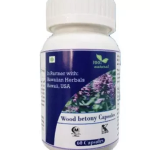 WOOD BETONY CAPSULES - 60 CAPSULES (BUY ONE GET SAME 50ML DROPS FREE)