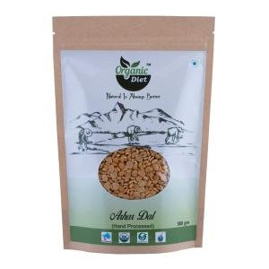 🌾 Product: Organic Fresh & Pure Organic Arhar Dal (Toor Dal / Tuvar Dal / Pigeon Pea) – 500 gm