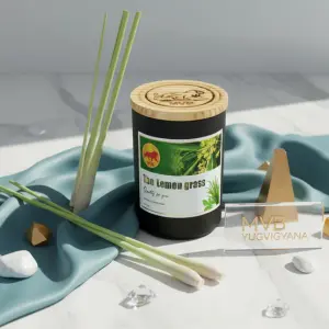 Black Mist Lemongrass Aroma Candle