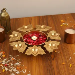 Metal Urli Kamal Diya