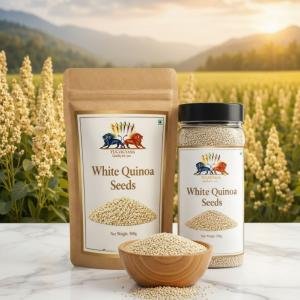 White Quinoa Seeds Dry Fruits & Nuts || Exquisite Health Seeds || MVB YUGVIGYANA
