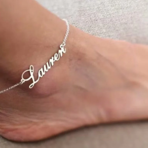 Custom Name Anklet ,Minimalist Anklet, Anklet For Women, Personalized Name Anklet, Gift For Her, Wedding Gift, Customized Gift