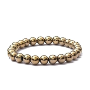 Anant Infinity Golden Pyrite Crystal Bracelet
