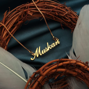 Simple Style Name Necklace