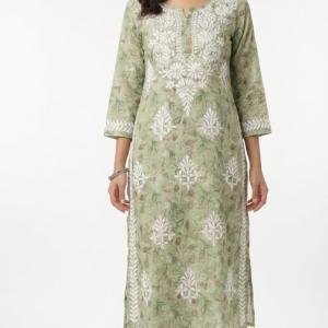 Women Pure Mul Mul Cotton Kurta Palazzo Set