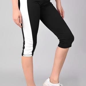 Latest Trendy High GSM Women Active Wear/Gym-Yoga Capri