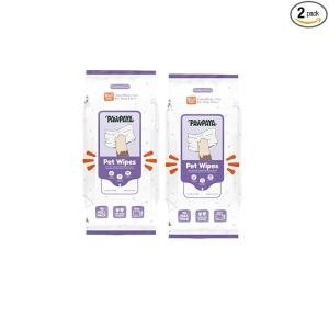 Pet Wipes for Dogs and Cats Pack of 2