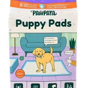 Puppy Pads for Dogs & Puppies | 6-Layer Ultra Absorbent Leak-Proof Training Pads | Odor Control & Quick Dry