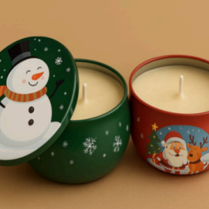 Santa Container Candle (pack of 1)