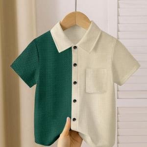 The Shade Boy's Casual Regular Fit Cotton Shirt