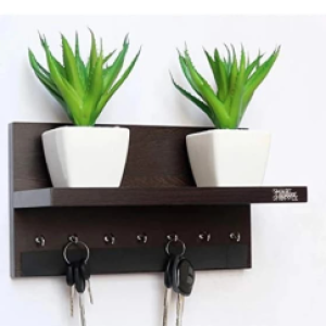 Classic Wooden Key Holder for Home