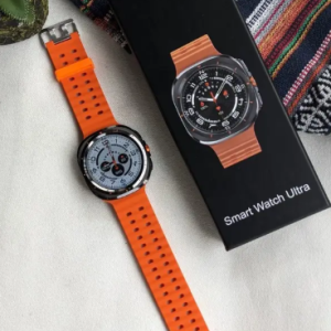 AVR TF-7 Rectangular Smartwatch  (Orange Strap, Free Size)