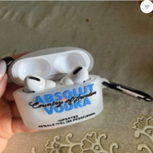 Silicone Latch Earbuds Case For PRO , Pro 2  (New VODKA 3DCartoon Character Soft Silicone Earphone Cover For Air pod PRO, PRO 2)