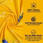 Homdazal glace cotton fiited bedsheet