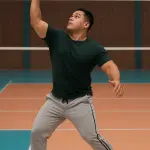 ADAAISTIC Sports Navy Blue Dual-Stripe Sports Track Pants