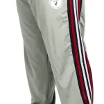 ADAAISTIC Sports Silver Dual-Stripe Sports Track Pants