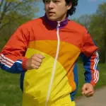 Multicolor Lycra Blend Polyester Zipper Solid Full Sleeve Sports Jacket For Men