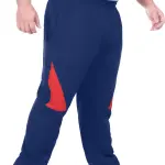 Silver Lycra Blend Elastic Solid Track Pant For Men