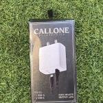 Callone Pouch for Mobile Charger (White, Charging Case, Pack of 1)