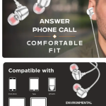 CALLONE COHFK SYNNER Metal Hand Free Kit Earphone (Black)