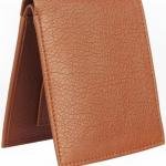 Men Genuine Leather Wallet Brown | Slim Bifold Card Holder Wallet for Men