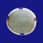 Natural Palm Leaf Muram Round Pooja Decor Thattu, 35.5 cm, Pack of 1