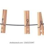 Bamboo Wood Clothes Pegs, 20 Pieces, Water Resistant Clothespins for Drying, Arts and Crafts, Photos