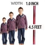 Silambam Rattan Cane Stick, 120 cm, Martial Arts Bo Staff, Red-Brown