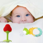 Baby Care Combo | Rattle & Teething Toy