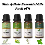 Ananta Essential Oils Set – Rosemary, Ylang Ylang, Tea Tree & Peppermint