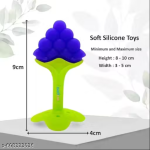 Pack of 3 Fruit Shaped Baby Silicone Teether for Teething Stage