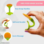 Pack of 3 Baby Teether in Fruit Shape Design (Soft Silicone)
