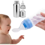 Baby Feeding Combo – Steel Bottle & Spoon Feeder Bottle