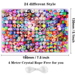 HETVIN Beads Bracelet Making Kit for Girls | DIY Jewelry Making Craft Set with Colorful Beads & Accessories