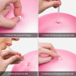 Cikyner Soft Pilates Ball, Small Exercise Ball 9 Inch Mini Gym Ball with Inflatable Straw Balance improving at Home, Gym & Office