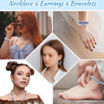 Vishal Bracelet Making Kit for Girls & Kids | DIY Jewellery Making Kit with Heishi Beads, Alphabet Beads & Spacer Beads