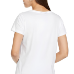 BINAYAK Cotton Printed Regular Round Neck White