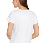 BINAYAK Cotton Printed Regular Round Neck White