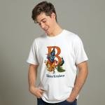 BINAYAK Cotton Regular Fit Printed White