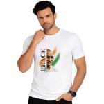 Binayak Cotton Regular Fit Printed White