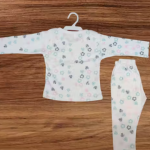 Bublee Dublee Girls Stylish Printed Top & Pant With Denim Dungaree Set