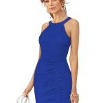 Women's Polycotton Classic High-Low Cocktail Dress
