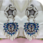 Oxidized Silver Ethnic Earrings for Women