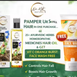 Dr. NK Nature’s Combo of Citrus Orange Burst Face Wash Hair Oil