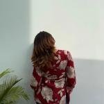 Women's Short Kurti in TopsTunic Rayon Cotton Blend