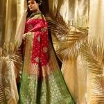 GS Creation Banarasi Satin Silk Saree With Blouse